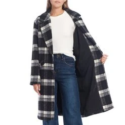 Wholesale ???? Copper Key Plaid Button-Front Overcoat Black Snow ✨ 6 Wholesale ???? Copper Key Plaid Button-Front Overcoat Black Snow ✨ -Copper Key Shop unnamed file 1012