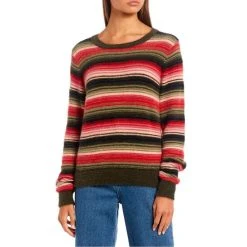 Deals ???? Copper Key Eyelash Knit Stripe Sweater Blush ????
