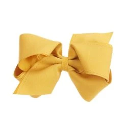 New ✔️ Copper Key ???? Girls Color Denim And Grosgrain Overlay King Hair Bow ????