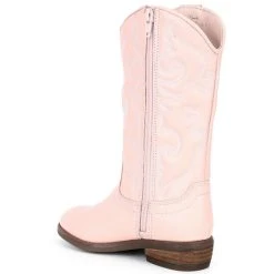 Wholesale ???? Copper Key ???? Girls' Leather Round Toe Western Cowboy ???? Boots (Infant) Seashell Sand ???? -Copper Key Shop unnamed file 1043