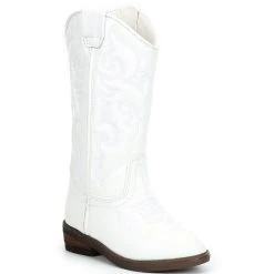 Wholesale ???? Copper Key ???? Girls' Leather Round Toe Western Cowboy ???? Boots (Infant) Seashell Sand ???? -Copper Key Shop unnamed file 1049