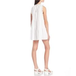 Best deal ✨ Copper Key Sleeveless Mock Ruffle Trim Tiered Babydoll ???? Dress Light Lime ???? -Copper Key Shop unnamed file 1075