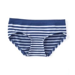 Coupon ???? Copper Key Big ???? Girls 7-16 Seamless Stripe ???? Girlshort Panties Navy Stripe ⌛