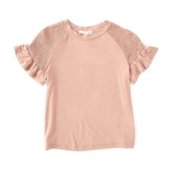 Discount ???? Copper Key Big ???? Girls 7-16 Smocked Top Heather Grey ????
