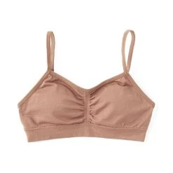 Best Sale ???? Copper Key ???? Girls Seamless Cropped Bra Carob ????
