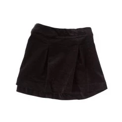 Flash Sale ???? Copper Key Little ???? Girls 2T-6X Velvet Pleat Front ???? Skirt Black ✔️