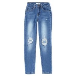 Discount ???? Copper Key Big ???? Girls 7-16 Repair Denim ???? Jeans Dark Stone ????