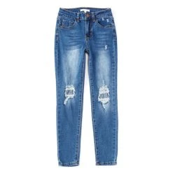 Discount ???? Copper Key Big ???? Girls 7-16 Repair Denim ???? Jeans Dark Stone ???? -Copper Key Shop unnamed file 1157