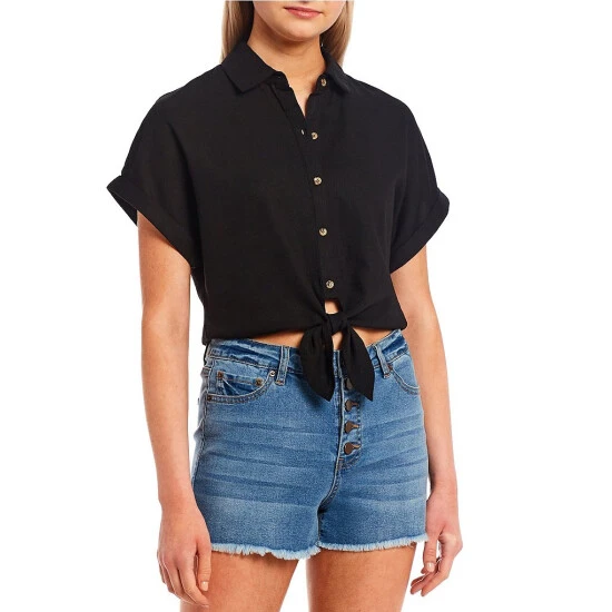 Best reviews of ⌛ Copper Key Cuffed Short Sleeve Button Front Tie Hem Camp ???? Shirt White ⌛ 1 Best reviews of ⌛ Copper Key Cuffed Short Sleeve Button Front Tie Hem Camp ???? Shirt White ⌛