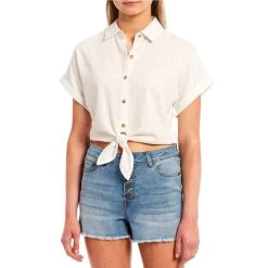 Best reviews of ⌛ Copper Key Cuffed Short Sleeve Button Front Tie Hem Camp ???? Shirt White ⌛ 9 Best reviews of ⌛ Copper Key Cuffed Short Sleeve Button Front Tie Hem Camp ???? Shirt White ⌛ -Copper Key Shop unnamed file 1179