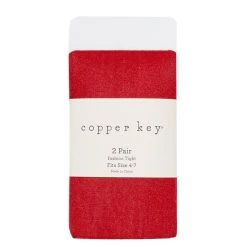 Buy ???? Copper Key Little/Big ???? Girls 2-10 Two-Pack Solid/Glitter Tights Red ???? -Copper Key Shop unnamed file 118