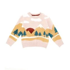 Buy ✔️ Copper Key Big ???? Girls 7-16 Mountain Range Sweater Multi ⌛