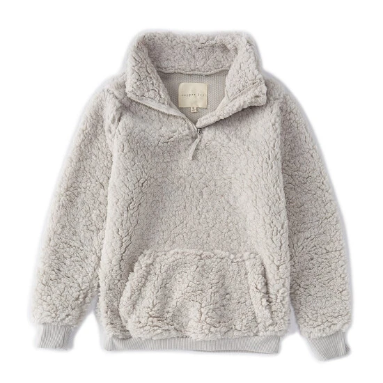 Deals ???? Copper Key Big ???? Girls 7-16 Quarter Zip Fuzzy Teddy Cozy Fleece Pullover Muted Clay ???? 2 Deals ???? Copper Key Big ???? Girls 7-16 Quarter Zip Fuzzy Teddy Cozy Fleece Pullover Muted Clay ???? - Image 2