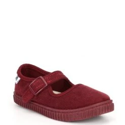 Wholesale ???? Copper Key Adventure Wear ???? Girls' Bitsee Corduroy Washable Mary Janes (Infant) Cranberry ⭐