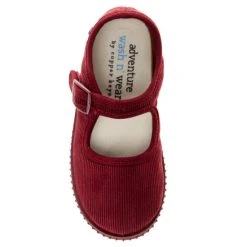 Best Sale ???? Copper Key Adventure Wear ???? Girls' Bitsee Corduroy Washable Mary Janes (Toddler) Cranberry ???? -Copper Key Shop unnamed file 1241