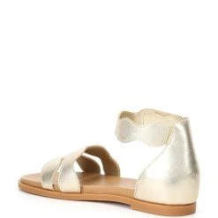 Buy ???? Copper Key ???? Girls' Zany Scallop Ankle Strap ???? Sandals (Youth) Sand Gold ???? -Copper Key Shop unnamed file 1249