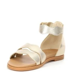 Buy ???? Copper Key ???? Girls' Zany Scallop Ankle Strap ???? Sandals (Youth) Sand Gold ???? -Copper Key Shop unnamed file 1250