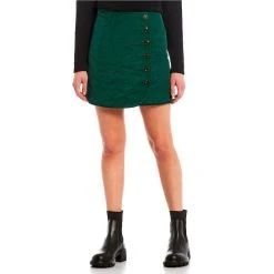 Best Sale ✨ Copper Key Quilted Mini ???? Skirt Hunter ????