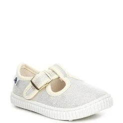 New ???? Copper Key Adventure Wear ???? Girls' Bestee Washable Canvas T-Strap ???? Sneakers (Infant) Gold ❤️