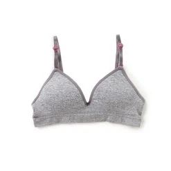 New ❤️ Copper Key Big ???? Girls 7-16 Seamless Bra Heather Grey ✨