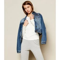 New ⌛ Copper Key Destructed Denim Jacket Medium Wash Denim ✨ -Copper Key Shop unnamed file 1319