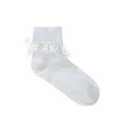 Cheapest ✨ Copper Key ???? Girls Ribbon Bow Back ???? Socks White ✨