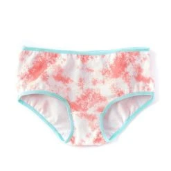 Coupon ???? Adventure Wear By Copper Key Little Girl 2T-5 Cotton Tie-Dye Brief Panties Coral Tie Dye ❤️