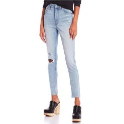 Flash Sale ✔️ Copper Key High Rise Distressed Skinny ???? Jeans Light Wash ????