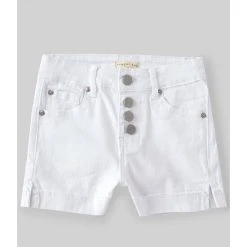 Wholesale ❤️ Copper Key Big ???? Girls 7-16 High Waisted Button Front Shorts Light Stone ????