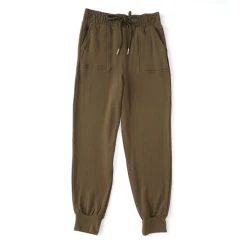 Cheap ???? Copper Key Big ???? Girls 7-16 Terry Jogger Pant Olive ✨