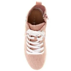 Flash Sale ???? Copper Key ???? Girls' Florra Flower Embroidered High-Top ???? Sneakers (Youth) Blush ???? -Copper Key Shop unnamed file 1415