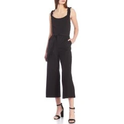 New ???? Copper Key Ruffle Strap Jumpsuit Black ????