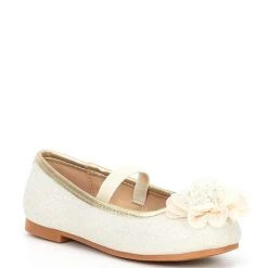 Budget ???? Copper Key ???? Girls' Surely Glitter Ballet Flats (Toddler) Dusty Gold ????