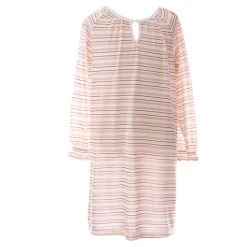 Promo ???? Copper Key Big ???? Girls 7-16 Long Sleeve Keyhole Gown Evening Sand/cedarwood Stripe ????