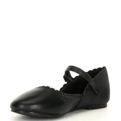 Budget ???? Copper Key ???? Girls' Quetee Scalloped Leather Mary Jane Flats (Infant) Black ???? -Copper Key Shop unnamed file 1484
