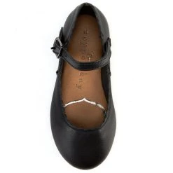 Budget ???? Copper Key ???? Girls' Quetee Scalloped Leather Mary Jane Flats (Infant) Black ???? -Copper Key Shop unnamed file 1485