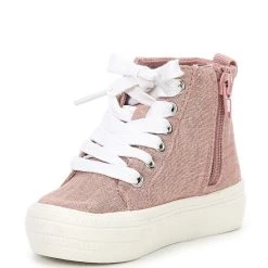 Brand new ???? Copper Key ???? Girls' Floraa Flower Embroidered High-Top ???? Sneakers (Infant) Blush ???? -Copper Key Shop unnamed file 1516