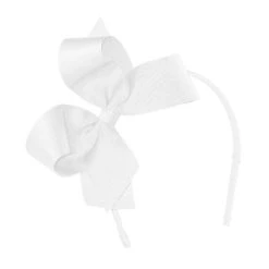 Cheapest ⭐ Copper Key ???? Girls Grosgrain Bow Headband White ????
