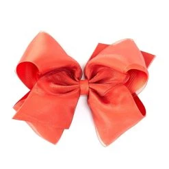 Cheapest ⌛ Copper Key ???? Girls Pinch Clip King Organza Hair Bow Light Khaki ⭐ -Copper Key Shop unnamed file 1538