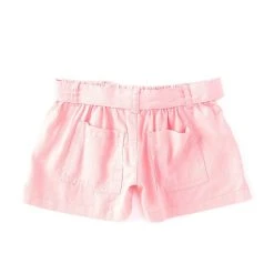Wholesale ???? Copper Key Little ???? Girls 2T-6X High Rise Belted Tie-Front Shorts Pink ???? -Copper Key Shop unnamed file 1551