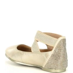 Cheap ???? Copper Key ???? Girls' Loviee Rhinestone Leather Ballet Flats (Infant) Light Gold ???? -Copper Key Shop unnamed file 1570