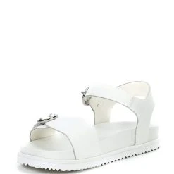 Hot Sale ???? Copper Key ???? Girls' Playful Leather Ankle Strap ???? Sandals (Youth) White ???? -Copper Key Shop unnamed file 1628