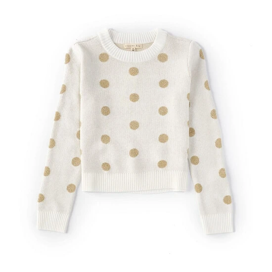 Buy ⭐ Copper Key Big ???? Girls 7-16 Dot Sweater Gold ???? 1 Buy ⭐ Copper Key Big ???? Girls 7-16 Dot Sweater Gold ????