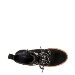 Best Pirce ✔️ Copper Key Bundleup Suede Lace-Up Booties Black ???? -Copper Key Shop unnamed file 1654