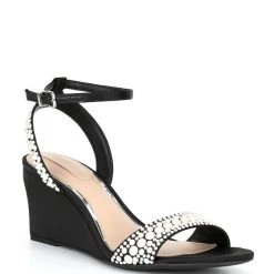 Best Pirce ???? Copper Key Firstdance Pearl Embellishment ???? Dress Wedges Champagne ???? -Copper Key Shop unnamed file 1688