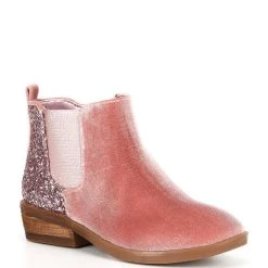 Cheap ???? Copper Key Girl's Dazzler Glitter Back Booties (Youth) Light Pink ????
