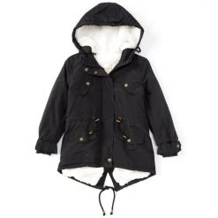 Discount ???? Copper Key Big ???? Girls 7-16 Sherpa Lined Hooded Anorak Parka ???? Coat Black ???? -Copper Key Shop unnamed file 171