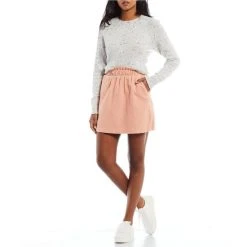 Buy ???? Copper Key Corduroy Paperbag Waist Mini ???? Skirt Olive ✨ -Copper Key Shop unnamed file 1722