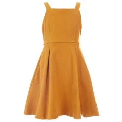 Flash Sale ???? Copper Key Big 7-16 ???? Girls Pinafore Cashew ???? -Copper Key Shop unnamed file 1741