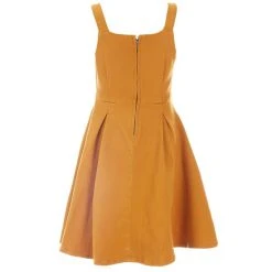 Flash Sale ???? Copper Key Big 7-16 ???? Girls Pinafore Cashew ???? -Copper Key Shop unnamed file 1742